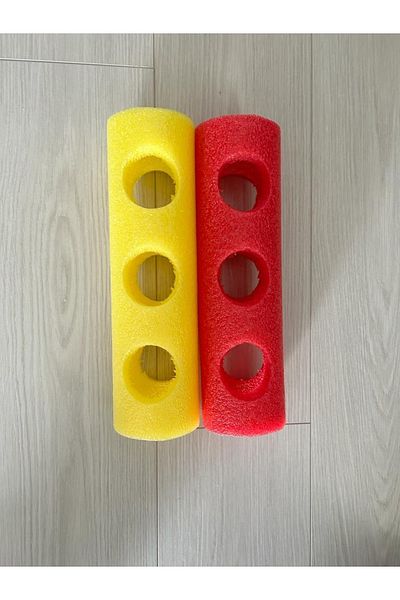 rf reel foam Pool Pasta Connection, Swimming Pasta Connector Three Holes - Yellow