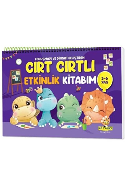yükselen zeka Konuşma Ve Dikkati Geliştiren Cırt Cırtlı Etkinlik Kitabım: 3-5...