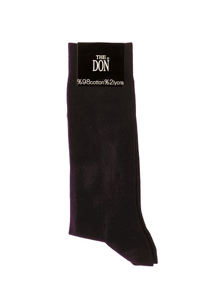 TheDon Мъжки чорапи The Don 98% памук 2% еластан, тъмнокафяви