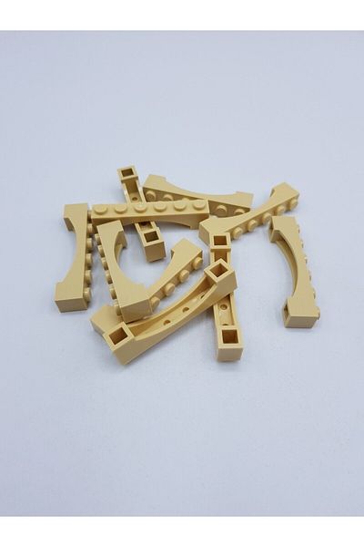 LEGO قوس إنشاء ملحقات Moc الأصلي المخصص 1 × 6 حزام بني 4 قطع سيتم إرسالها