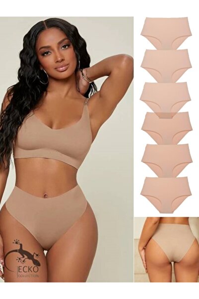 GECKO COLLECTION Chiloți Gecko cu talie înaltă tăiați cu laser pentru femei, ...