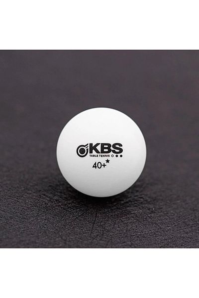 KBS 40 Table Tennis Training Balls 100 Pieces (DOUBLE BOX) White 2 Pieces X100 Pieces