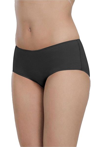 Malabadi Γυναικεία μαύρα εσώρουχα Modal Bato Slip 2 Pack 1126