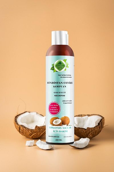 Gökçek Şifa 400ml Coconut Shampoo - For Damaged Hair
