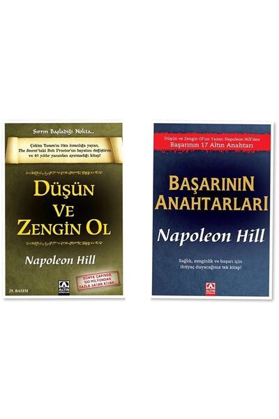 Altın Kitaplar Düşün Ve Zengin Ol - Başarının Anahtarları, Napoleon Hill (2 K...