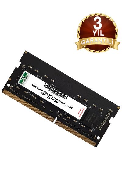 RAMTECH ذاكرة الوصول العشوائي للكمبيوتر المحمول 8 جيجابايت Ddr4 3200 ميجا هرتز 1.2 فولت