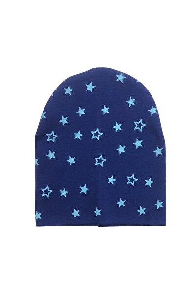 Generic Brand Double Layer Combed Cotton Star Baby Beanie