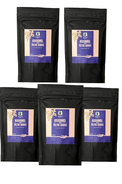 Bongardi Coffee Caramel Flavored Filter Coffee Set 5X200G (Ground)