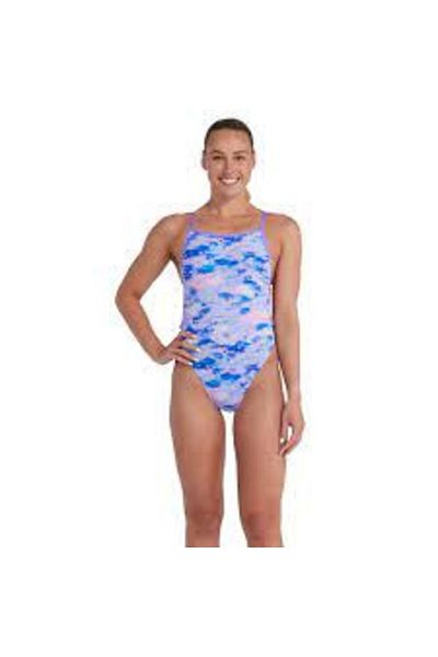 SPEEDO ملابس السباحة النسائية Alov Digi Starbk