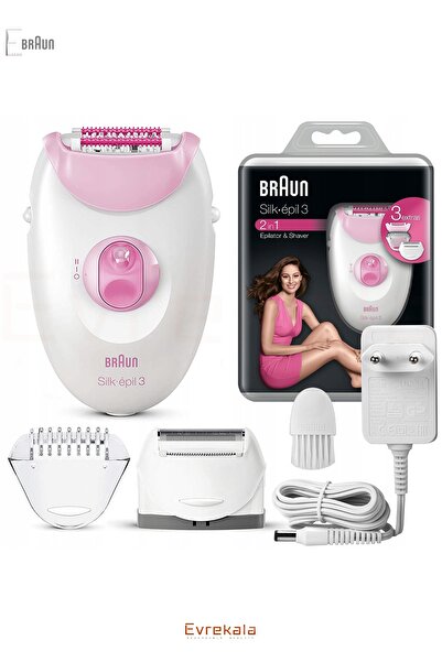 Braun Kuru Evrekala Shop Epilasyon Aleti Silk Epil 3 Epilatör Kablolu Resmi Distribütör Garantili 2 Yıl
