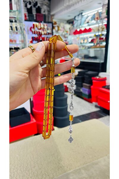 1H2M Ateş Kehribarı Tesbih Hediyelik