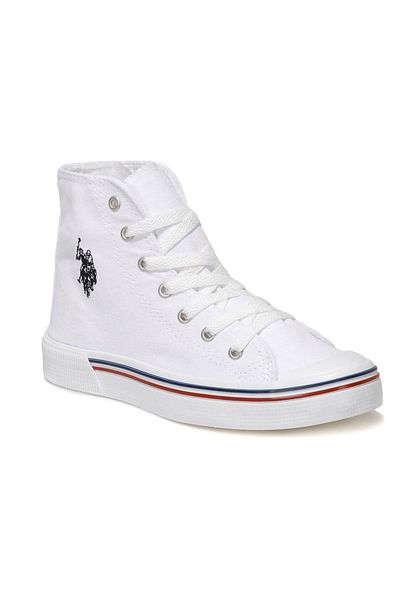 U.S. Polo Assn. Pantofi de damă Penelope Hi White Summer Linen