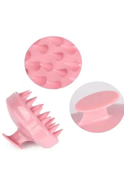 Hyd Hair Care Brush, Hair Scalp Massage Shower Brush (Dried Rose) Silicone Hair Massage Comb