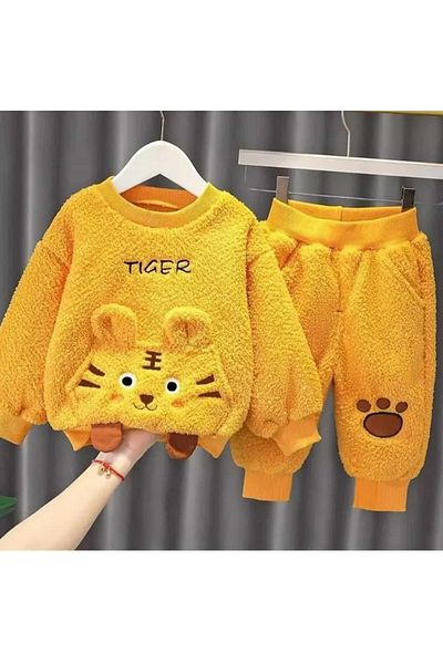 Bubito Winter Sweet Plush Bottom Top 2 Piece Set