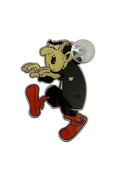 DMR زخرفة زجاجية شبكية من Gargamel مع كوب شفط