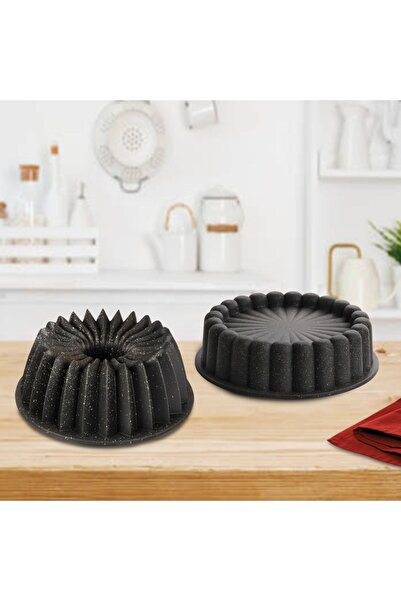 Esta Cast Slice Gray Cake Mold Set of 2