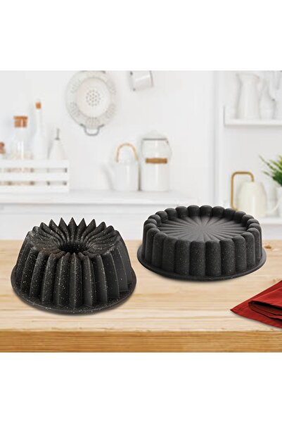 Esta Cast Slice Gray Cake Mold Set of 2