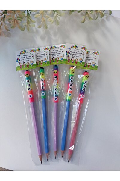 Lilamor 5 Adet 23 Nisan Ulusal Egemenlik Ve Çocuk Bayramı Isimli Kurşun Kalem