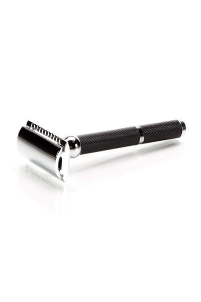 Parker 71r Παραδοσιακή ξυριστική μηχανή τριών τεμαχίων χρωμίου διπλής ακμής ξυριστική λεπίδα γένια ξυρίσματος μακρύ