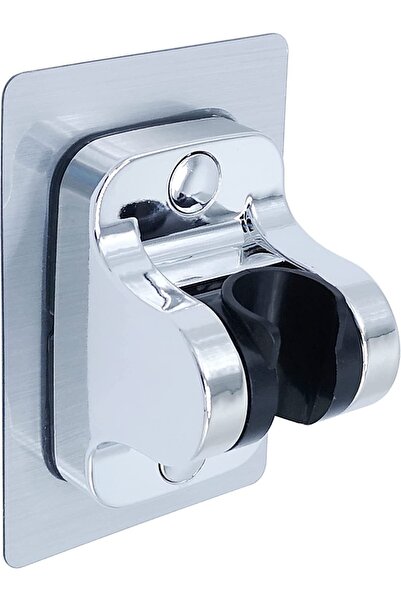 Berev Yapışkanlı Duş Başlığı Askısı Mafsal Gri