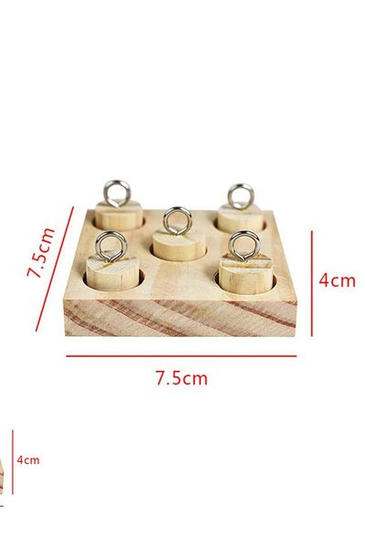 Alyones Bird Parrot Toys | Wooden Interactive Educational Block Puzzle