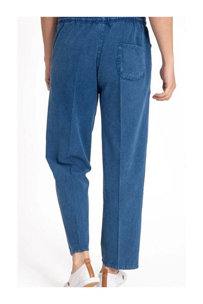 LUSSOLİFE Unisex Oversize 4XL-6XL αιώρα 100% φυσικό λινό παντελόνι