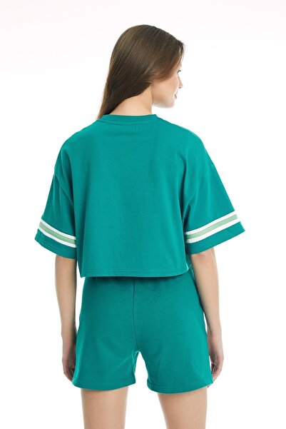 Ellesse Women's Green Shorts Cf006-Grn