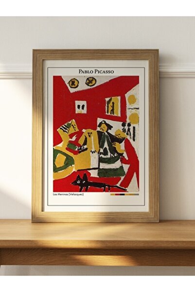 Mudi Store Pablo Picasso Las Meninas (velazquez) Poster Çerçevesiz Sanatsal Ü...