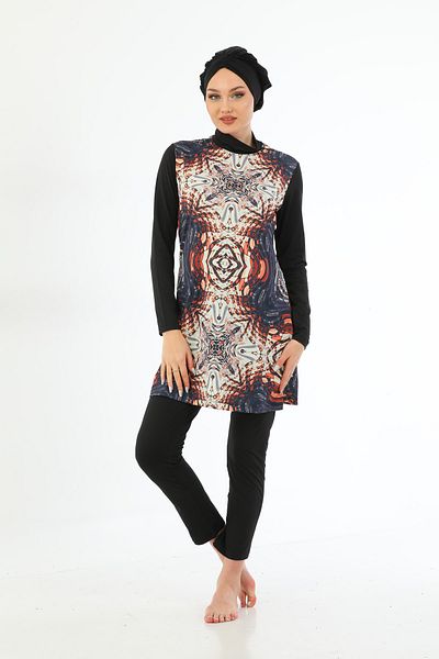 Elif Okur Full Covered Hijab Swimsuit 7040