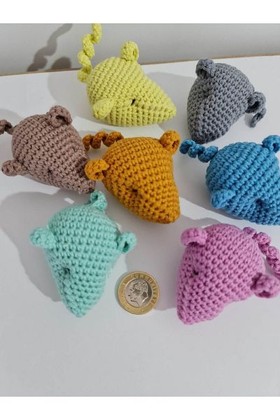 BulindaSHOP Cat Toy Hand Knitted Amigurumi