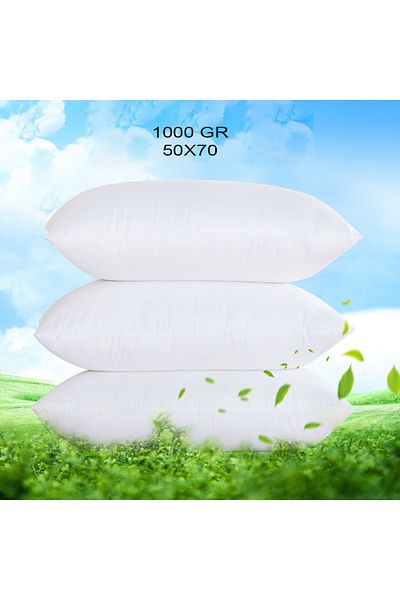 by ballı biocotton Biocotton Antiallergic Microfiber 50x70 Soft Silicone Pillow 1000 Gr