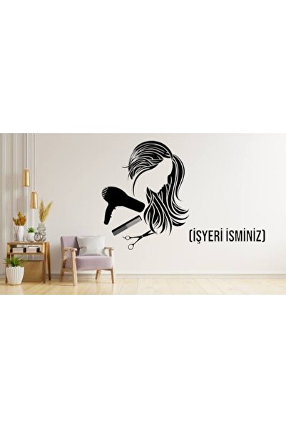 EYBA STİCKER Kurutma Makineli Uzun Saçlı Kuaförü Işyeri Ismi Güzel Kadın Işye...