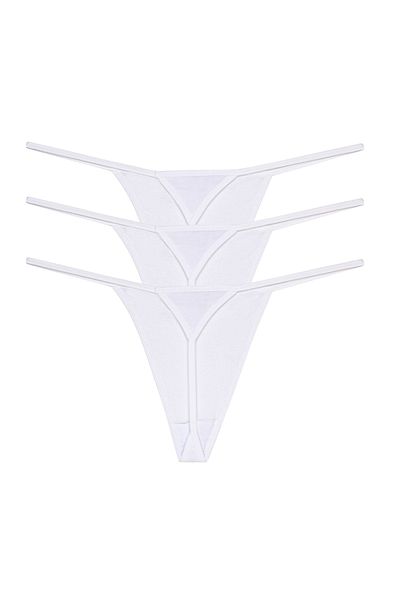 pink mood Tanga triunghiulară pachet de 3