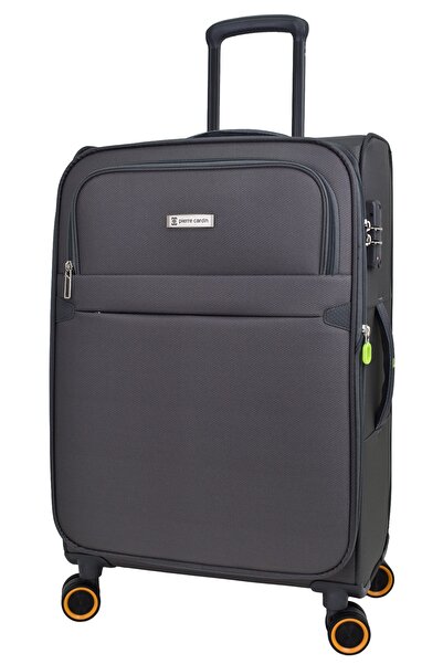 Pierre Cardin Ultra Light Hafif Lüx Kumaş Büyük Boy Valiz Pc6000