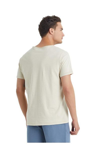 Blackspade Men's Short Sleeve Oyster Color T-shirt 4c0t0n45