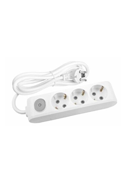 VİKO Üçlü Priz 1 Metre Anahtarlı Topraklı