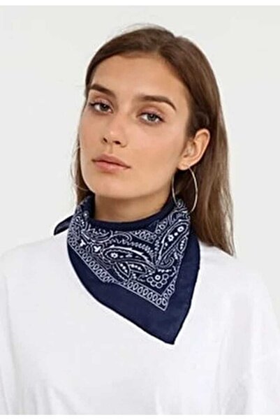 CEPHOME Unisex Ethnic Pattern Bandana Πράσινο Ναυτικό Μπλε
