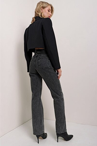 DRC trend Liana Smoked Lycra Wide Leg Jeans Loose Wide Leg Jeans