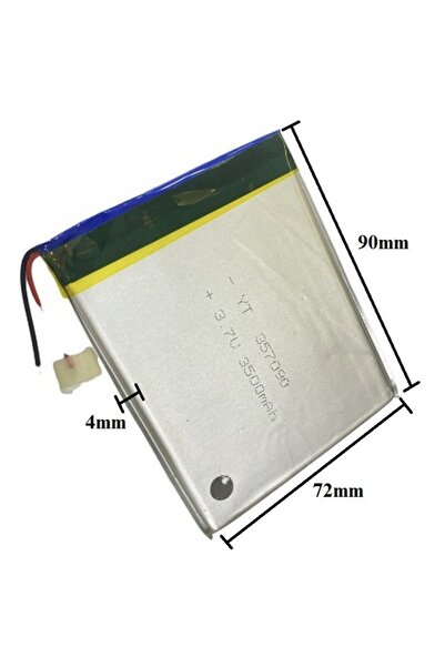 Sertec Lipo Polimer 357090 3.7v 3500mah Lityum Polimer Pil