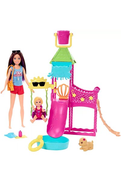 Barbie Kaptan Bebek Ve Su Parkı Oyun Seti Hkd80