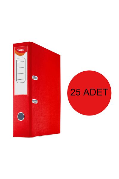 Noki Large Plastic Folder (56411-080) Red 25 Liter Box