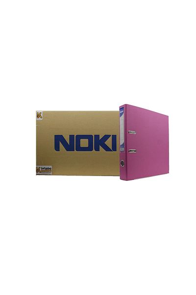 Noki Narrow Plastic Folder (56412-070) Pink Box of 25