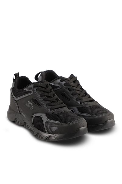 Slazenger Kallısto I Sneaker Men's Shoes Black Nubuck