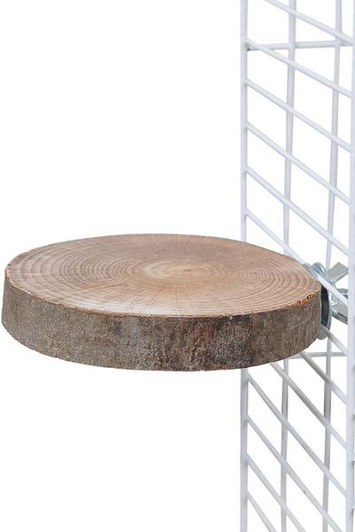 Alyones Natural Wood Bird Perch Round