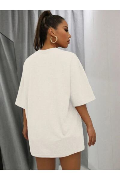 trendgar Λευκό Smile PrintingShort