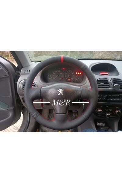 M&R OTO KILIF AKSESUAR Peugeot 206 Orijinal Spor Kaplama Deri Direksiyon Kılıfı