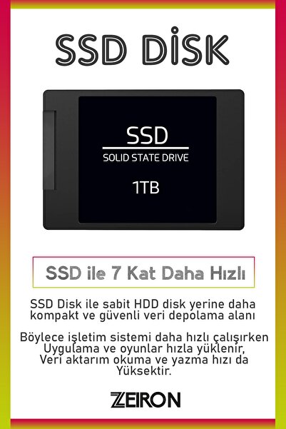 Zeiron Sp20 I5-3470 16gb Ram 1tb Ssd Gtx 1650 4gb Ekran Kartı Oyuncu Bilgisayarı