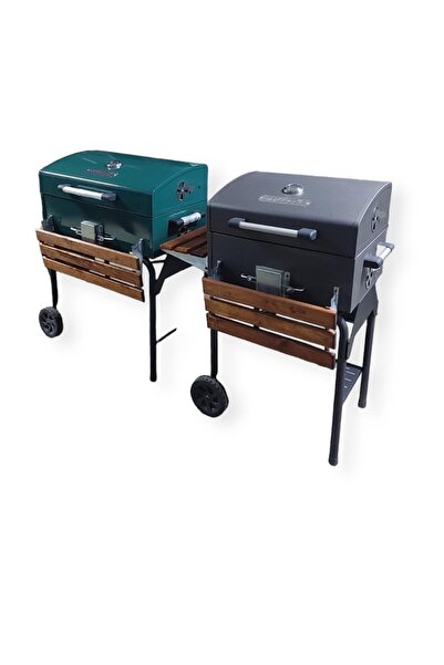 Essen Ticaret Emaye Barbekü Mangal Genişlik: 45x60 Cm Yükseklik:105 Cm