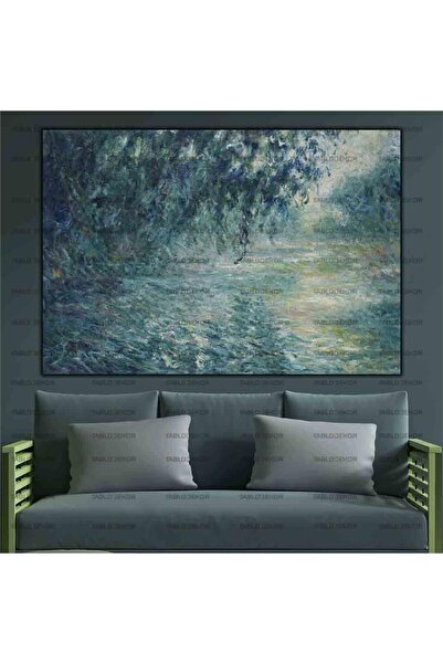 tablodekor Claude Monet-seine Sabahı Reprodüksiyon Yağlı Boya Tablo