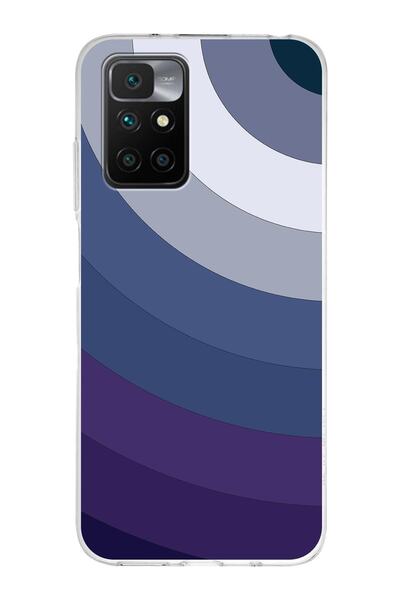 PrintiFy Redmi 10 2022 Uyumlu Kapak Renk Cümbüşü Tasarımlı Şeffaf Silikon Kılıf